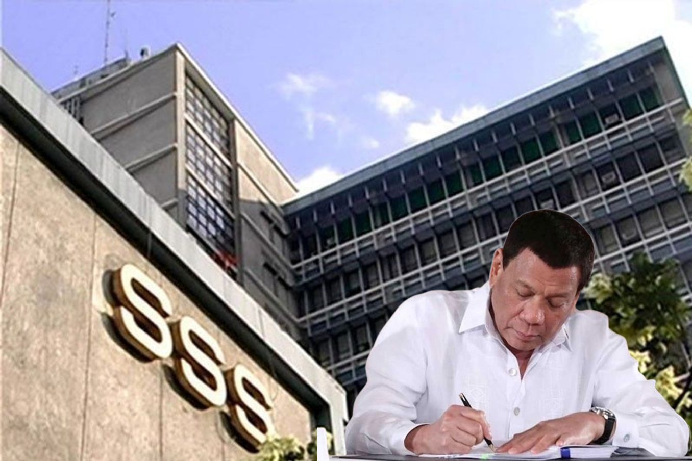President Rodrigo Duterte signs