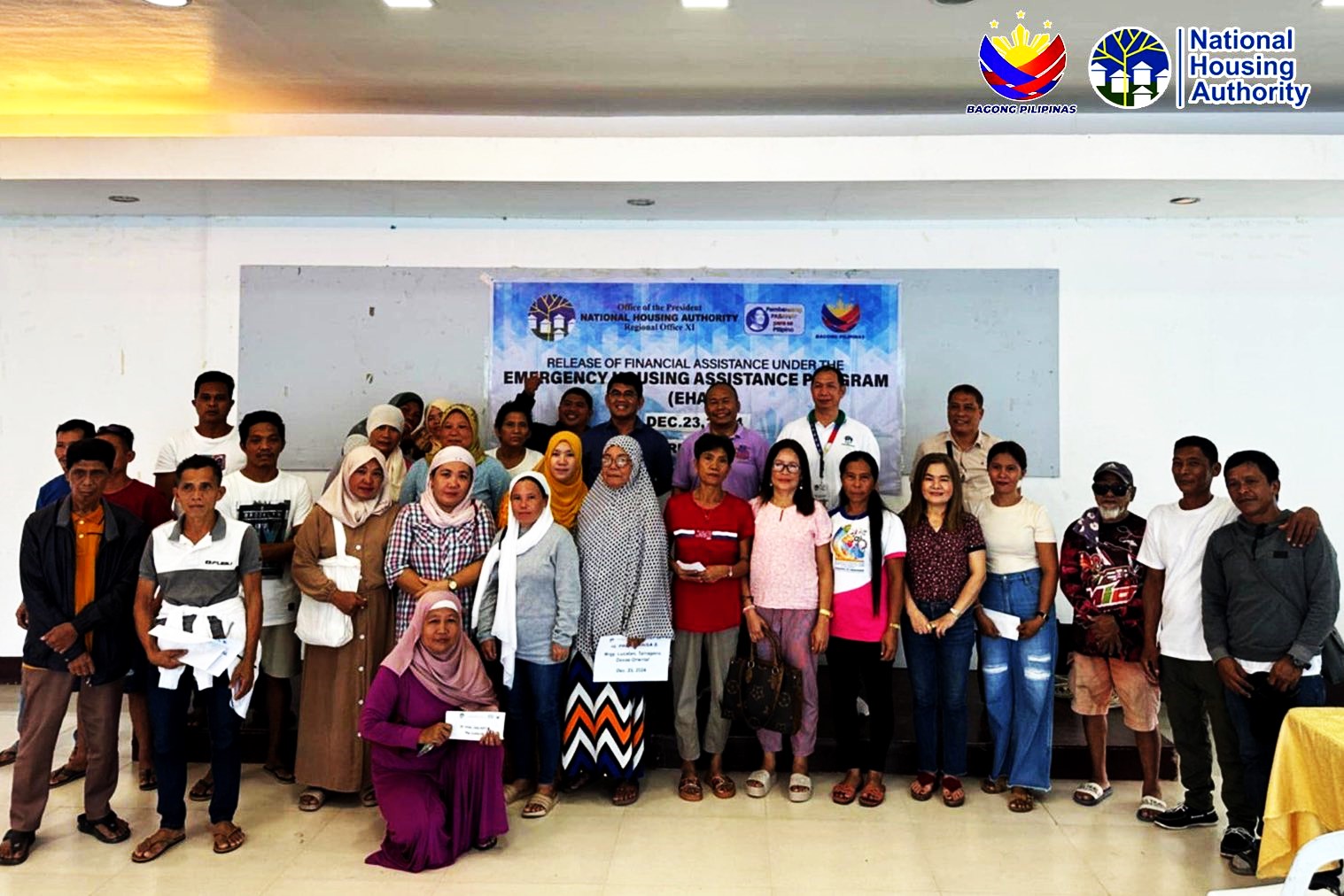 NHA Distributes a Total of P361 Million in Financial Assistance in 2024
