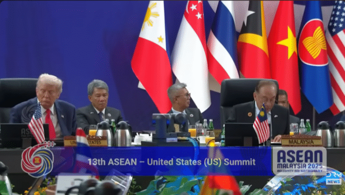 US President Donald Trump and Malaysia Prime Minister Seri Anwar Bin Ibrahim